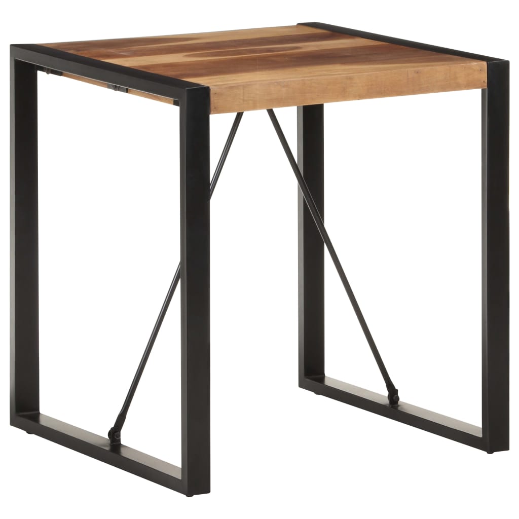 Table à manger 70x70x75 cm Bois d'acacia massif - XIOS