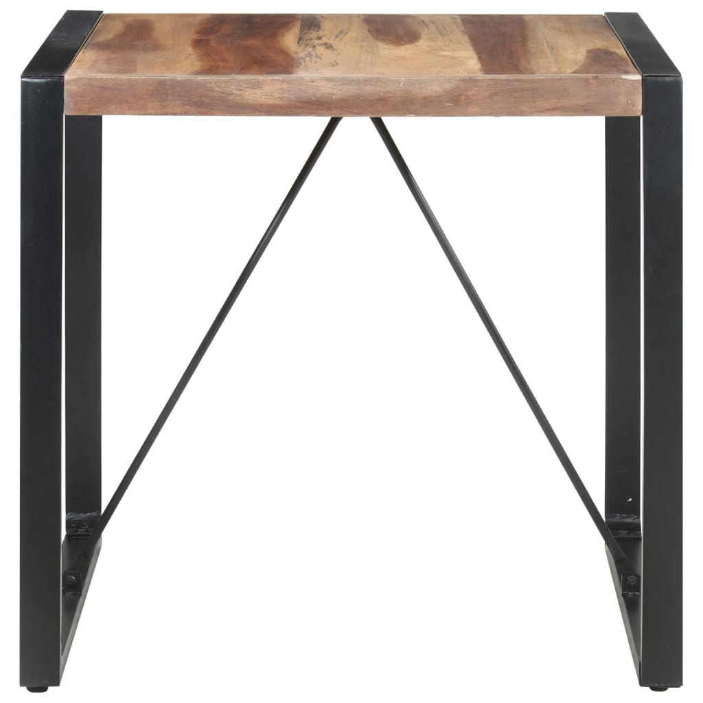Table à manger 80x80x75 cm bois massif - XIOS