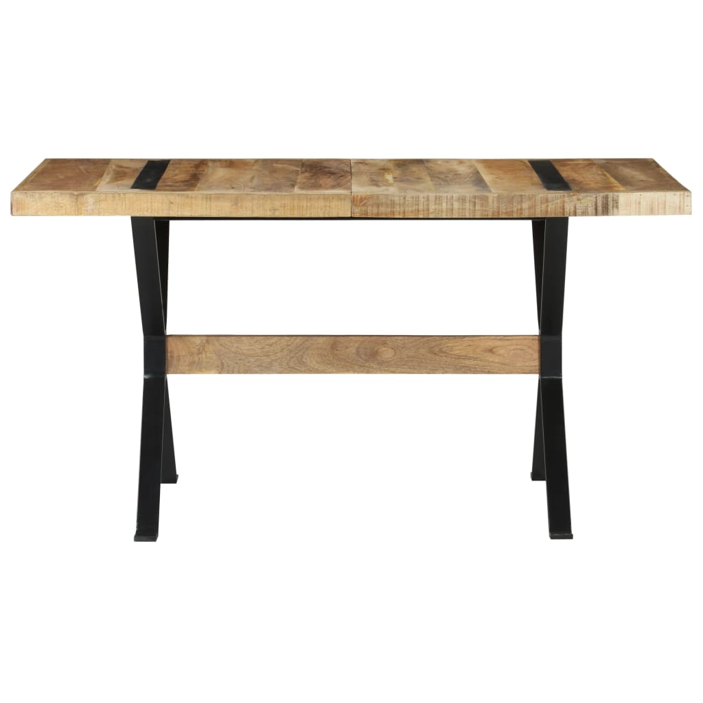 Table à manger 140x70x76 cm Bois de manguier brut - XIOS
