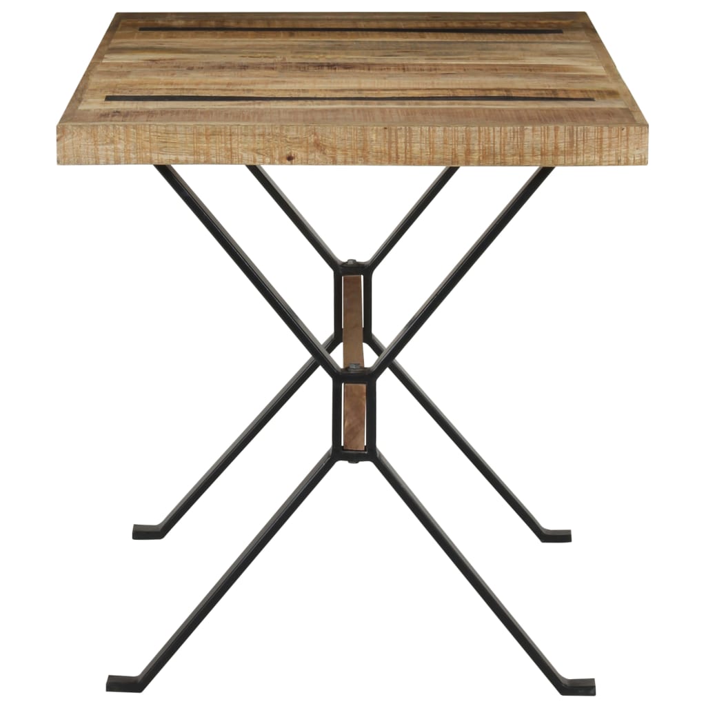 Table à manger 140x70x76 cm Bois de manguier brut - XIOS