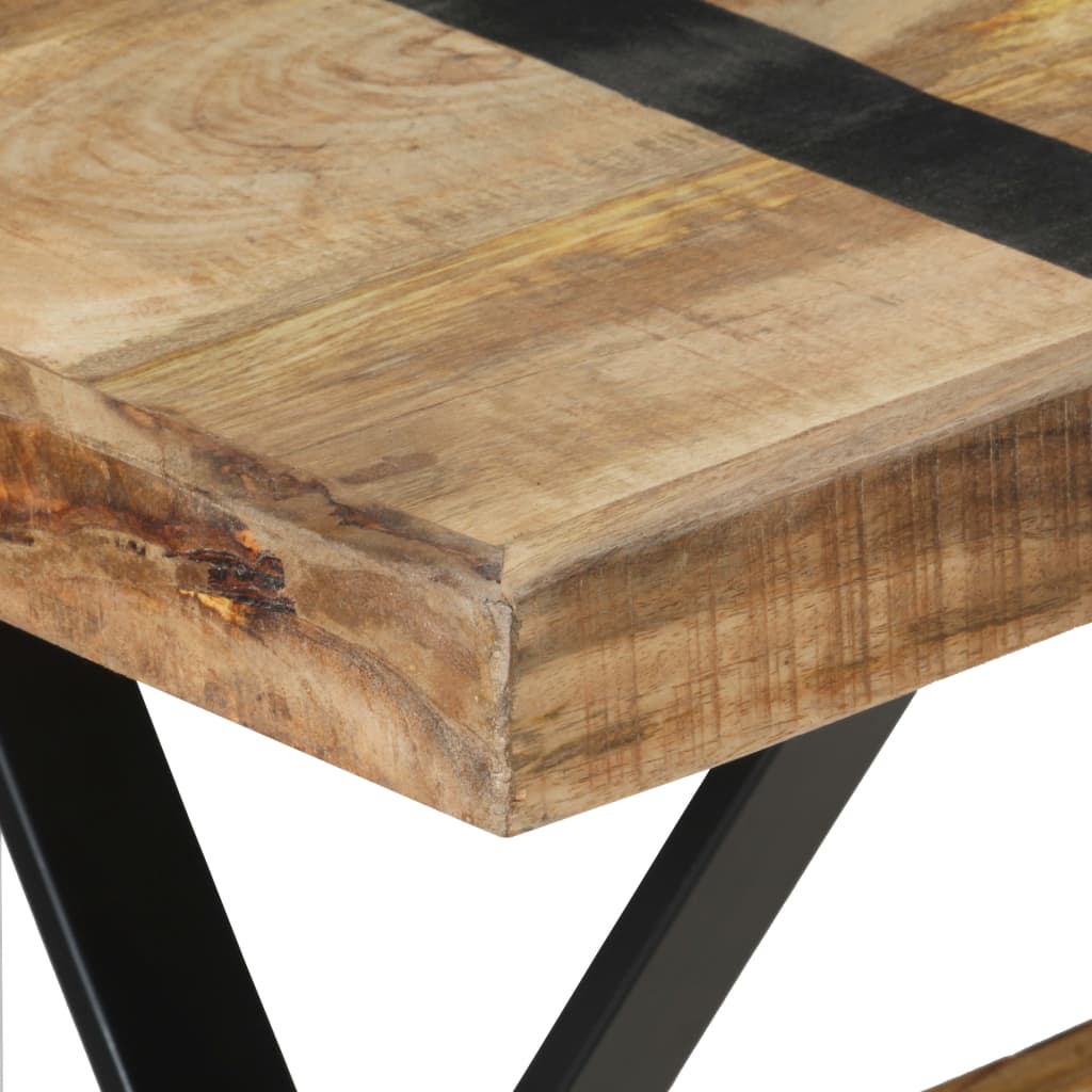 Table à manger 140x70x76 cm Bois de manguier brut - XIOS
