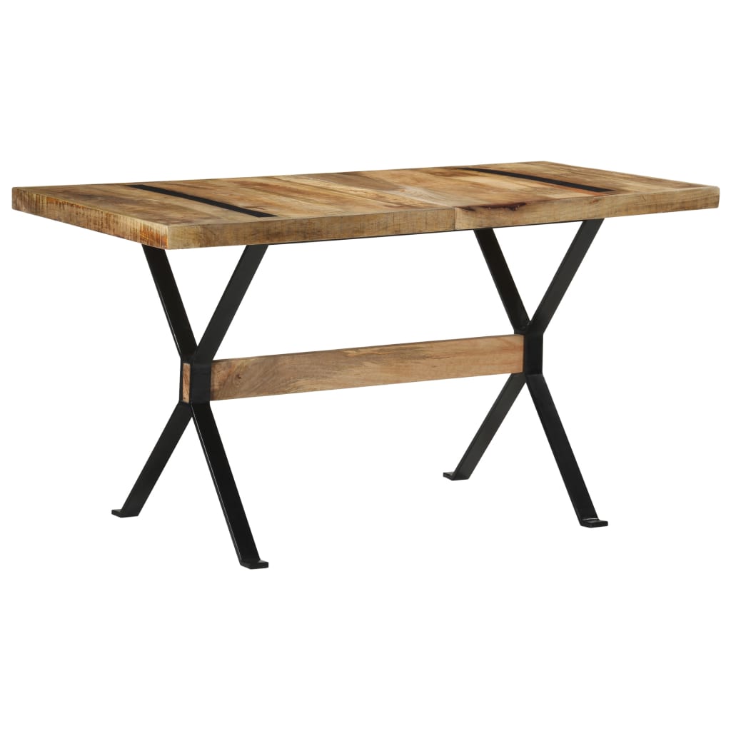 Table à manger 140x70x76 cm Bois de manguier brut - XIOS