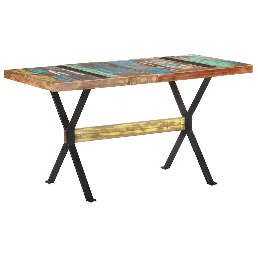 Table à manger 140x70x76 cm Bois de récupération massif