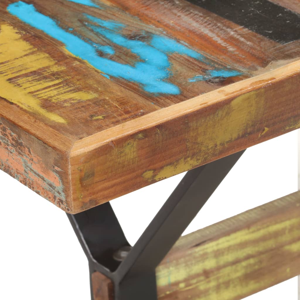Table à manger 140x70x76 cm Bois de récupération massif - XIOS