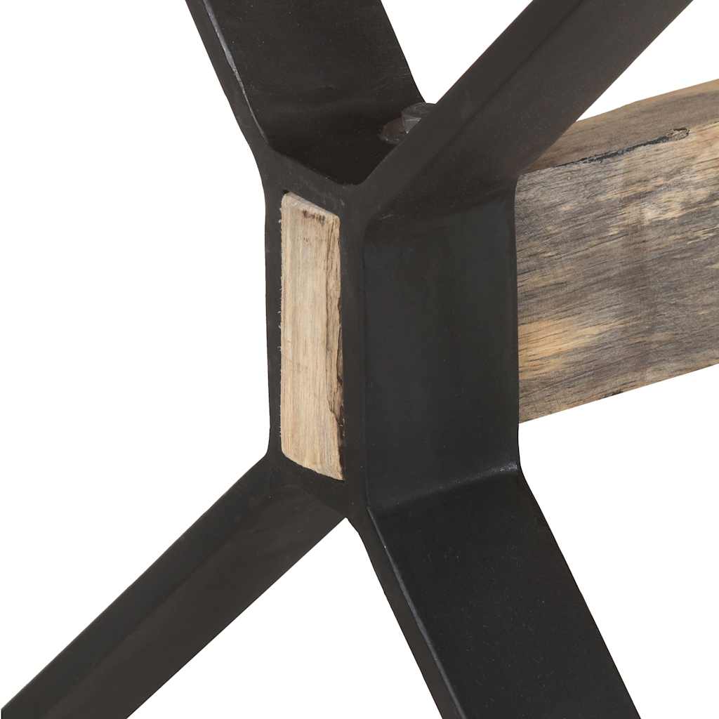 Table de salle à manger 180x90x76 cm Bois de manguier brut