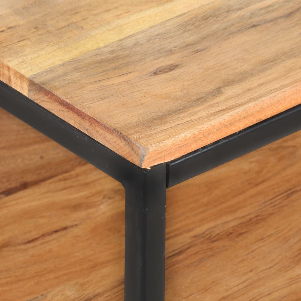 Meuble TV 130x30x45 cm Bois d'acacia massif - XIOS