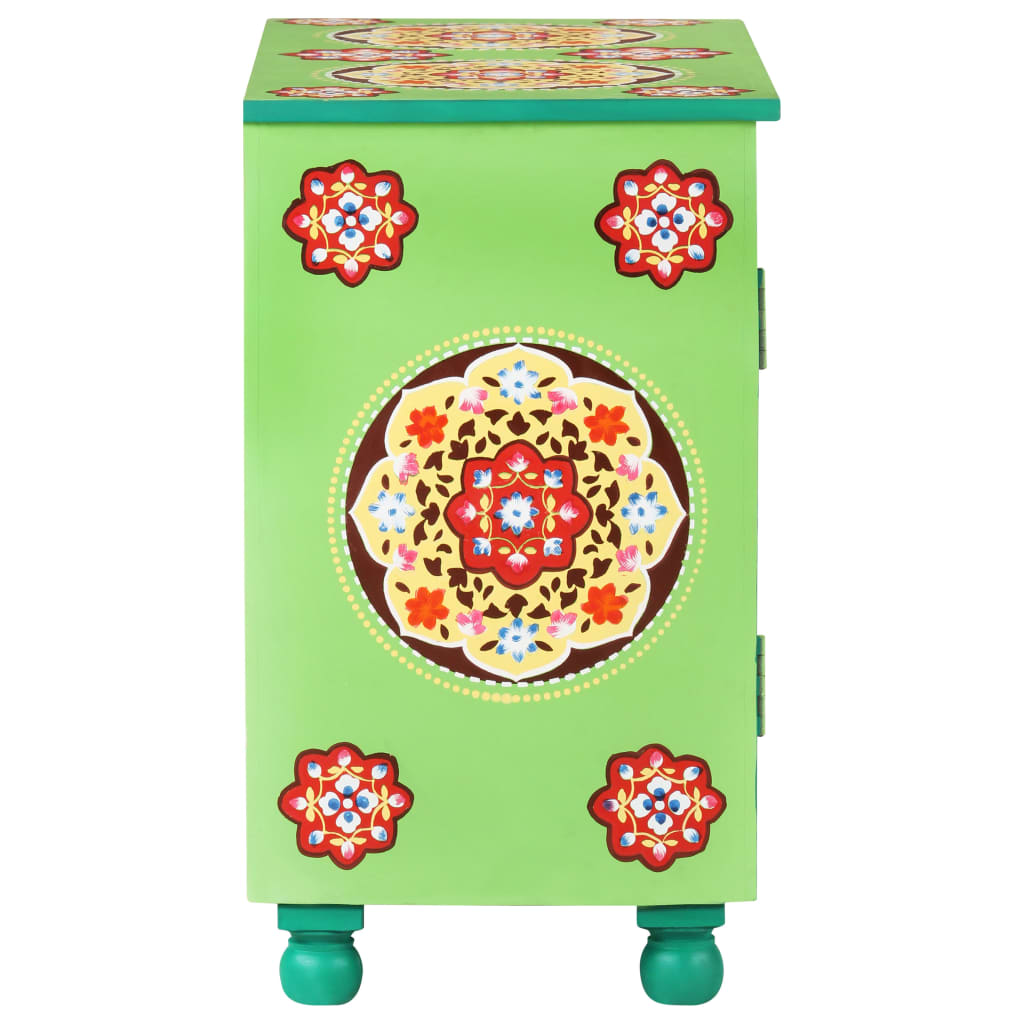 Buffet peint à la main Multicolore 70x35x60 cm Bois de manguier - XIOS