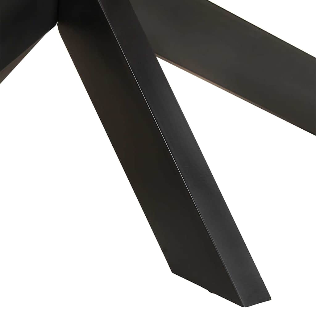 Table à dîner ovale 200x100x75 cm Bois de manguier brut
