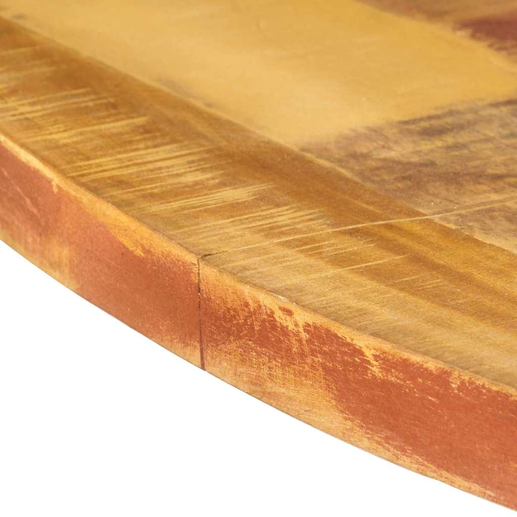 Table à manger ronde 175x75 cm Bois de récupération massif