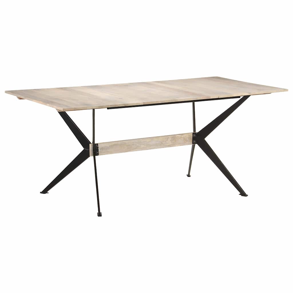 Table à manger 180x90x76 cm Bois de manguier massif - XIOS