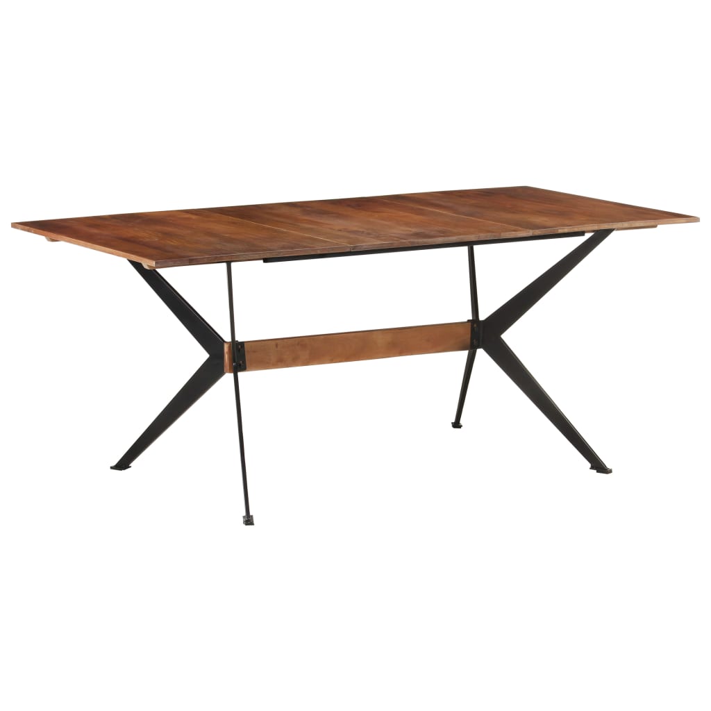 Table à manger 180x90x76 cm Bois de manguier massif - XIOS