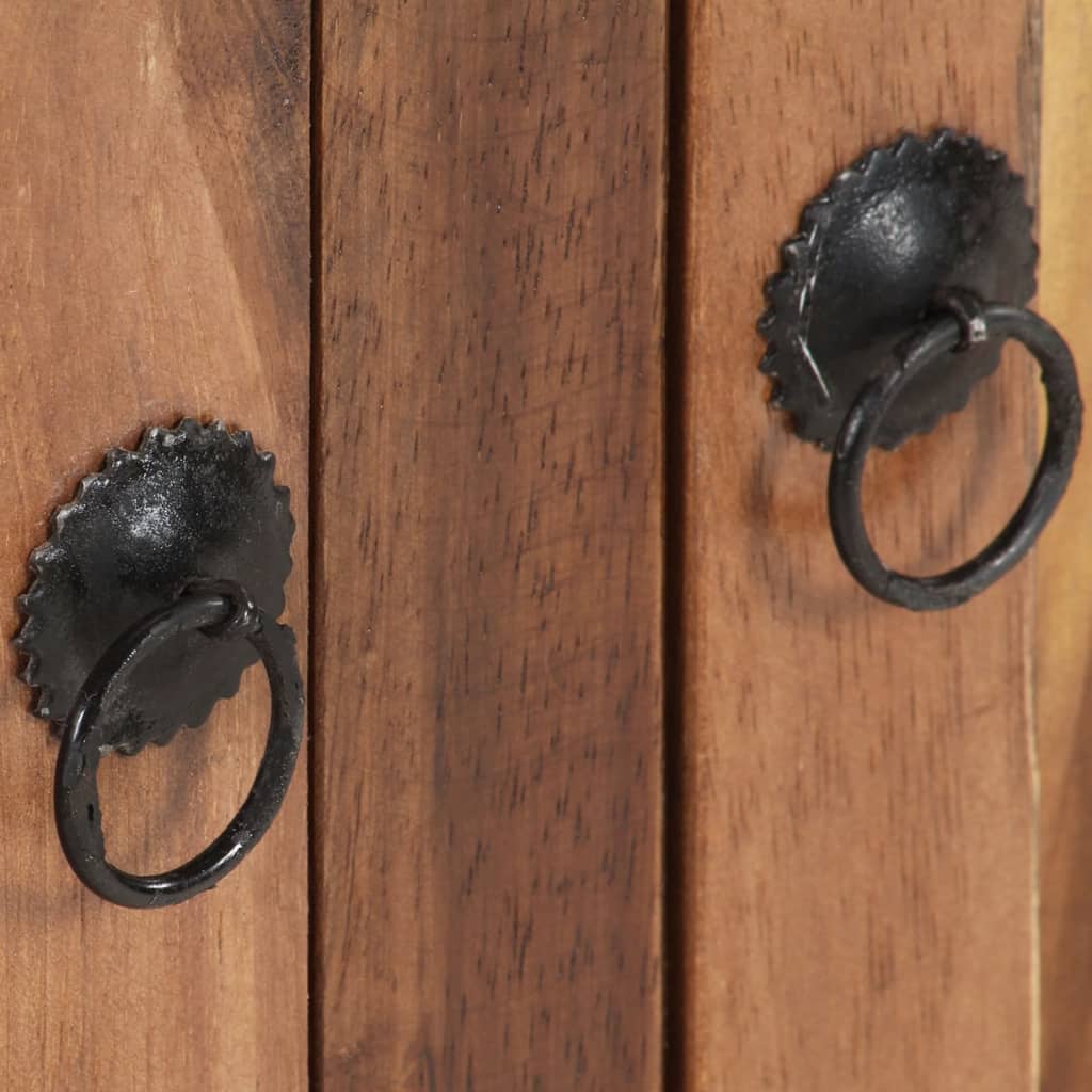 Buffet 172x35x80 cm Bois d'acacia solide avec finition miel - XIOS