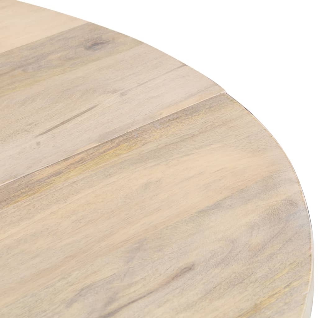 Table à manger Rond 110x76 cm Bois de manguier massif - XIOS