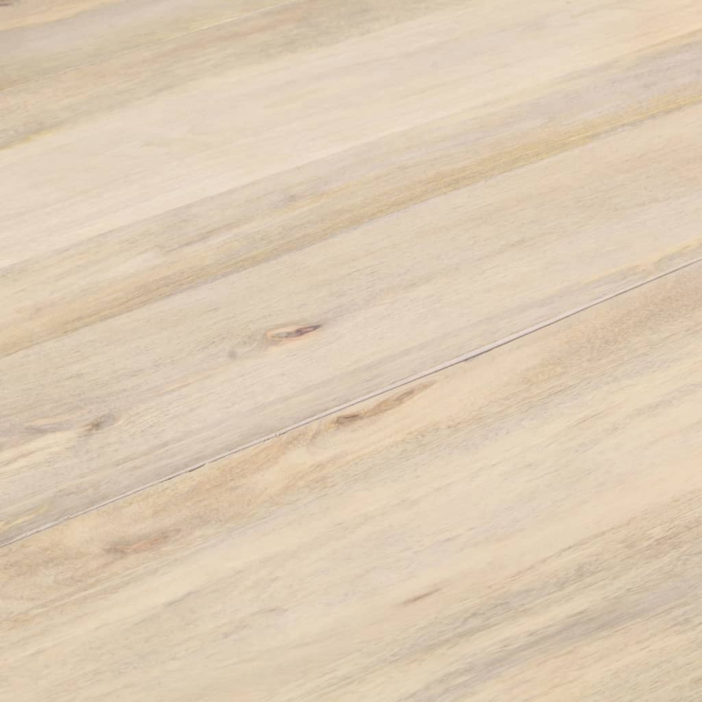 Table à manger Rond 110x76 cm Bois de manguier massif - XIOS