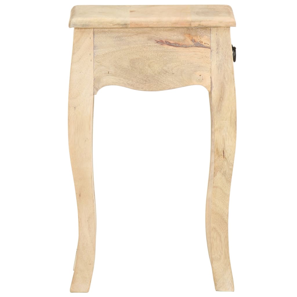 Table de chevet 28x28x46 cm Bois de manguier massif - XIOS