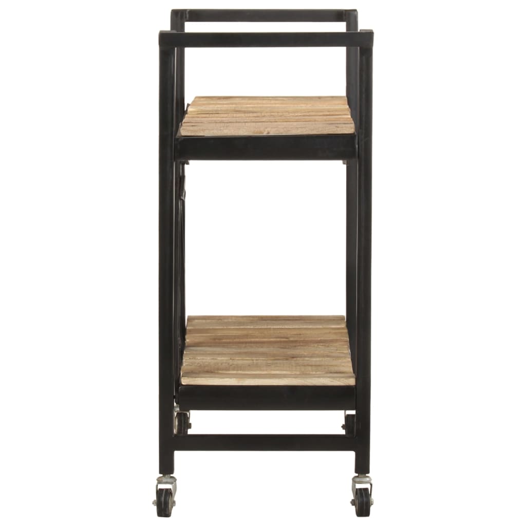 Chariot de cuisine 87x36x81 cm Bois massif de manguier - XIOS