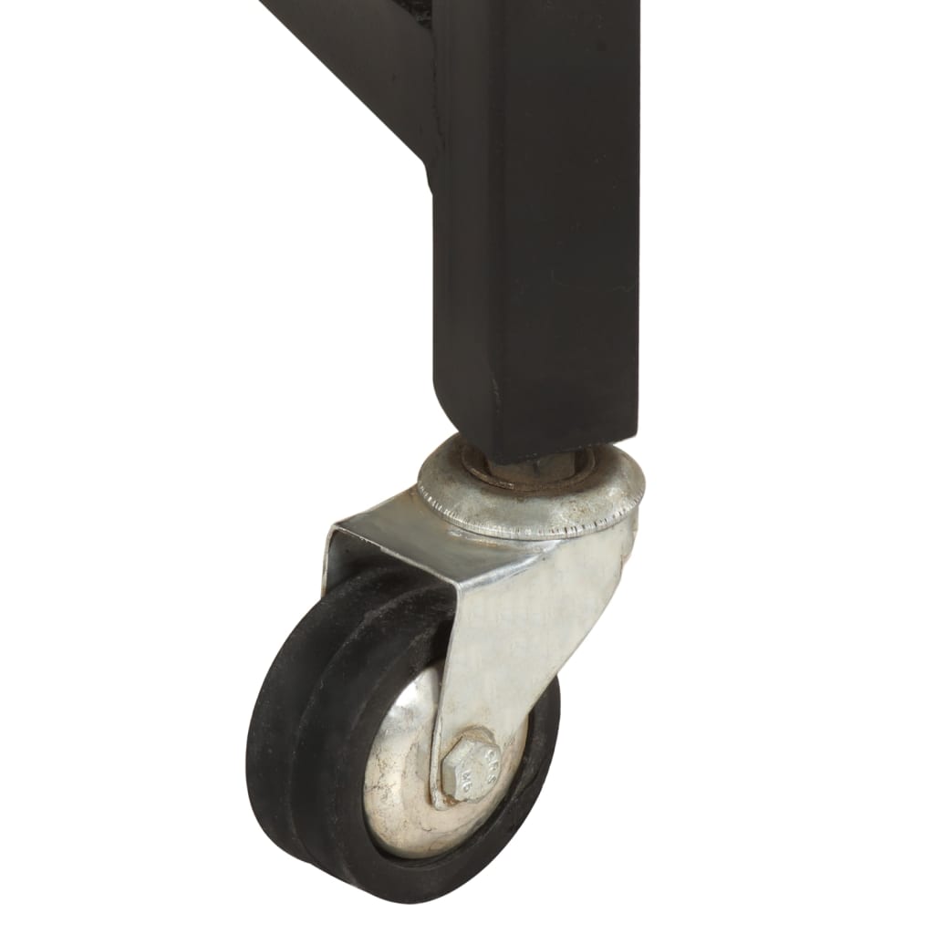 Chariot de cuisine 87x36x81 cm Bois massif de manguier - XIOS