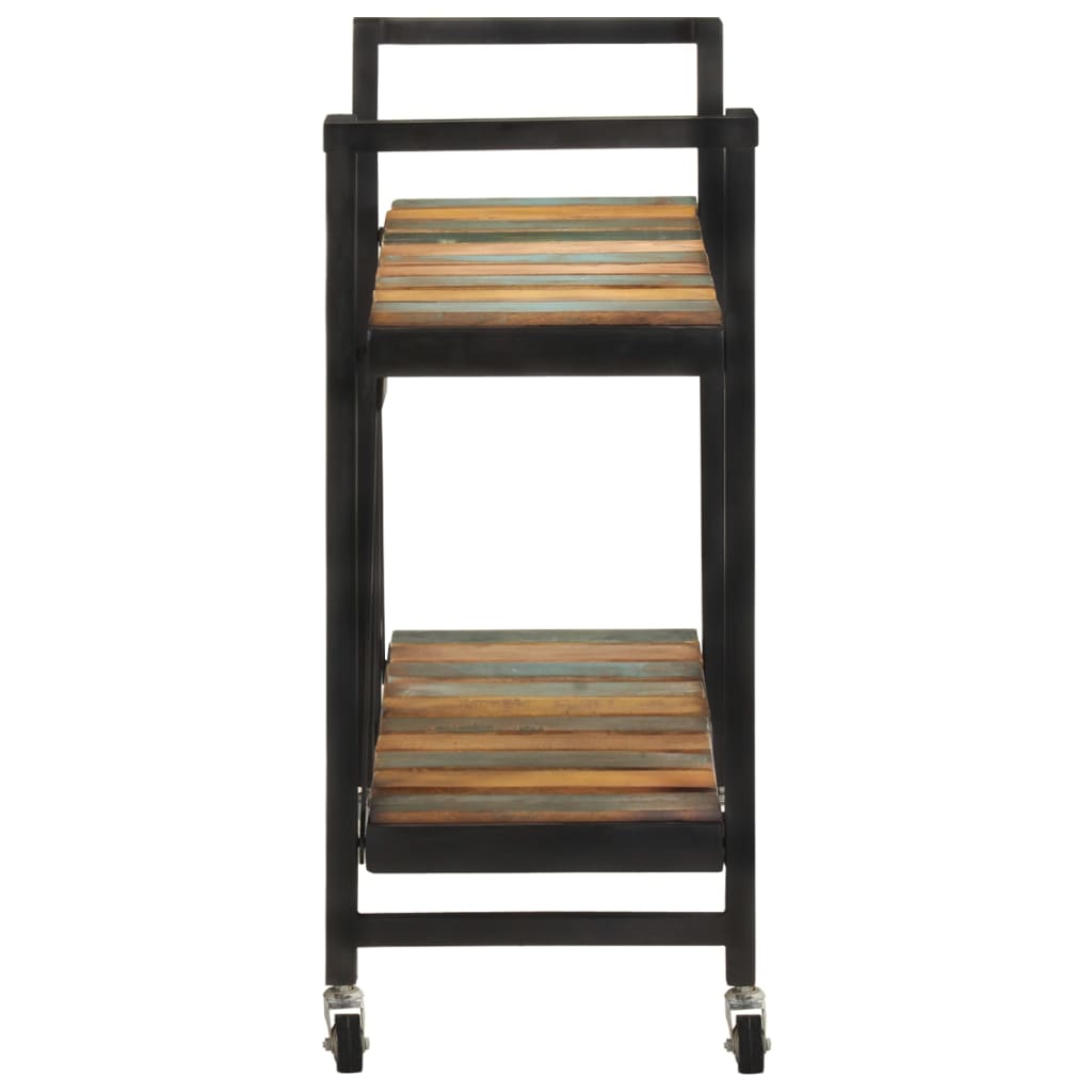 Chariot de cuisine 87x36x81 cm Bois massif de récupération - XIOS