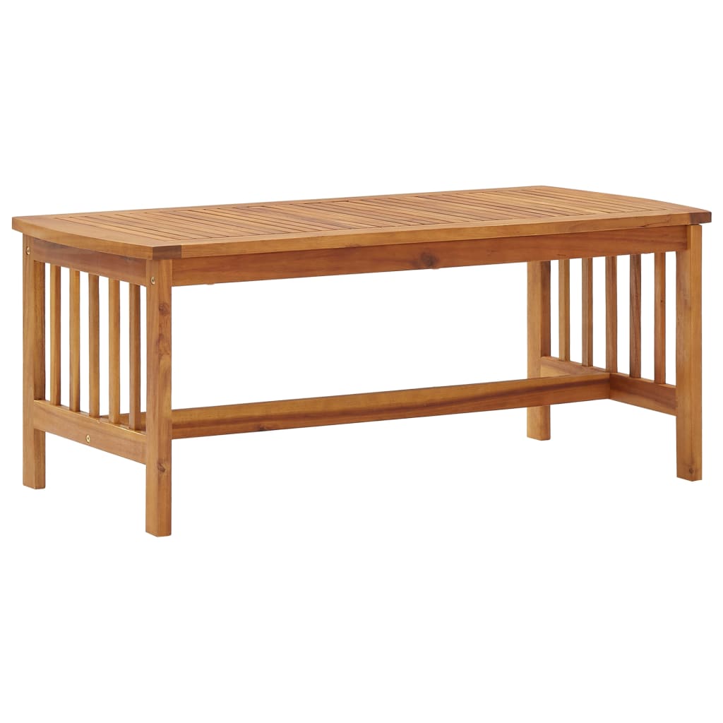 Table basse 102x50x43 cm Bois d'acacia solide - XIOS