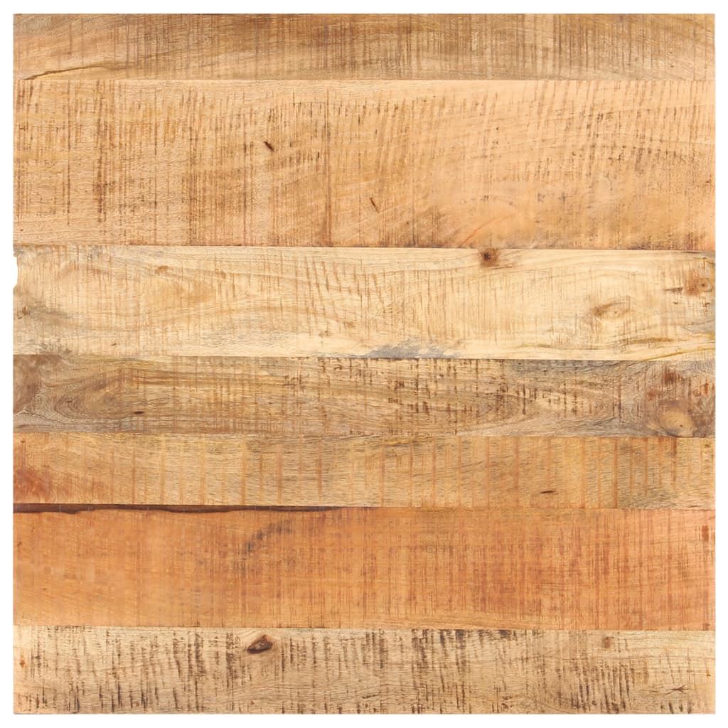 Table de bistro Carrée 80x80x75 cm Bois de manguier brut - XIOS
