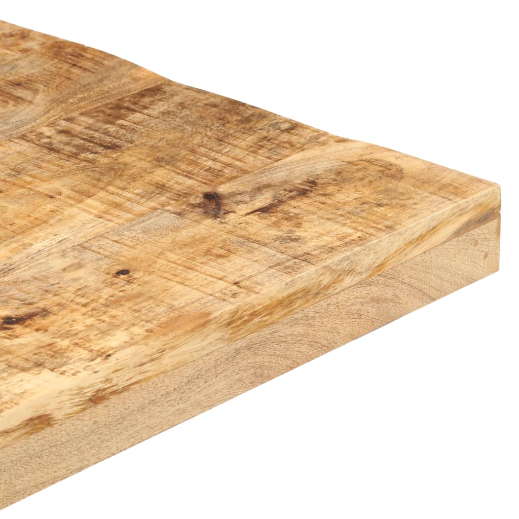 Table de bistro Carrée 80x80x75 cm Bois de manguier brut - XIOS