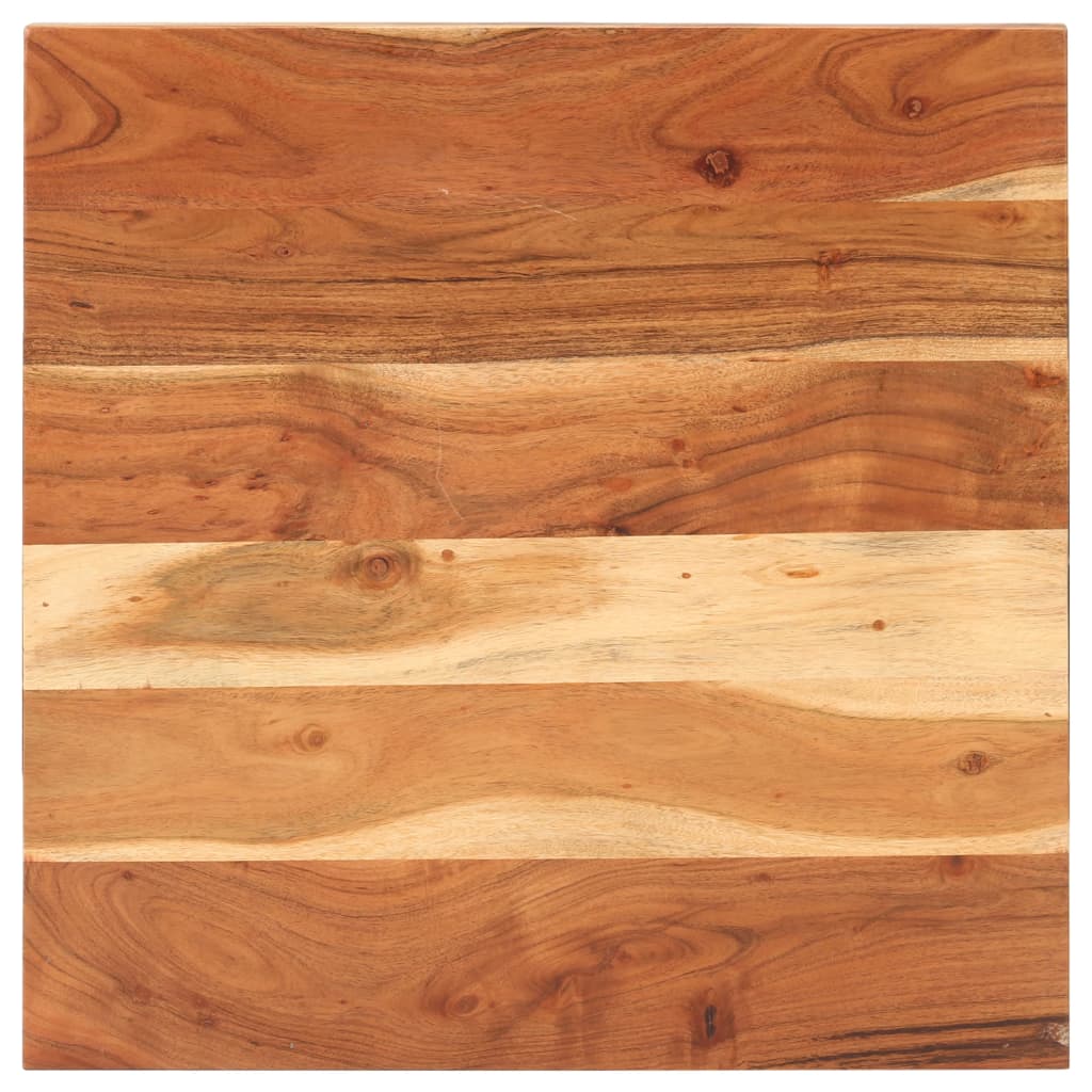 Table de bistro Carrée 60x60x75 cm Bois d'acacia massif - XIOS