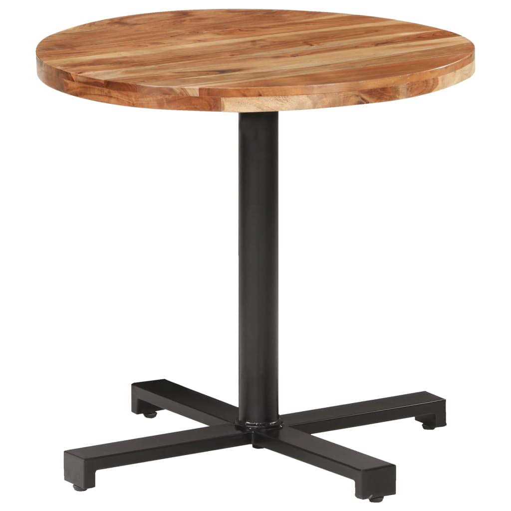 Table de bistro Ronde Ø80x75 cm Bois d'acacia massif - XIOS