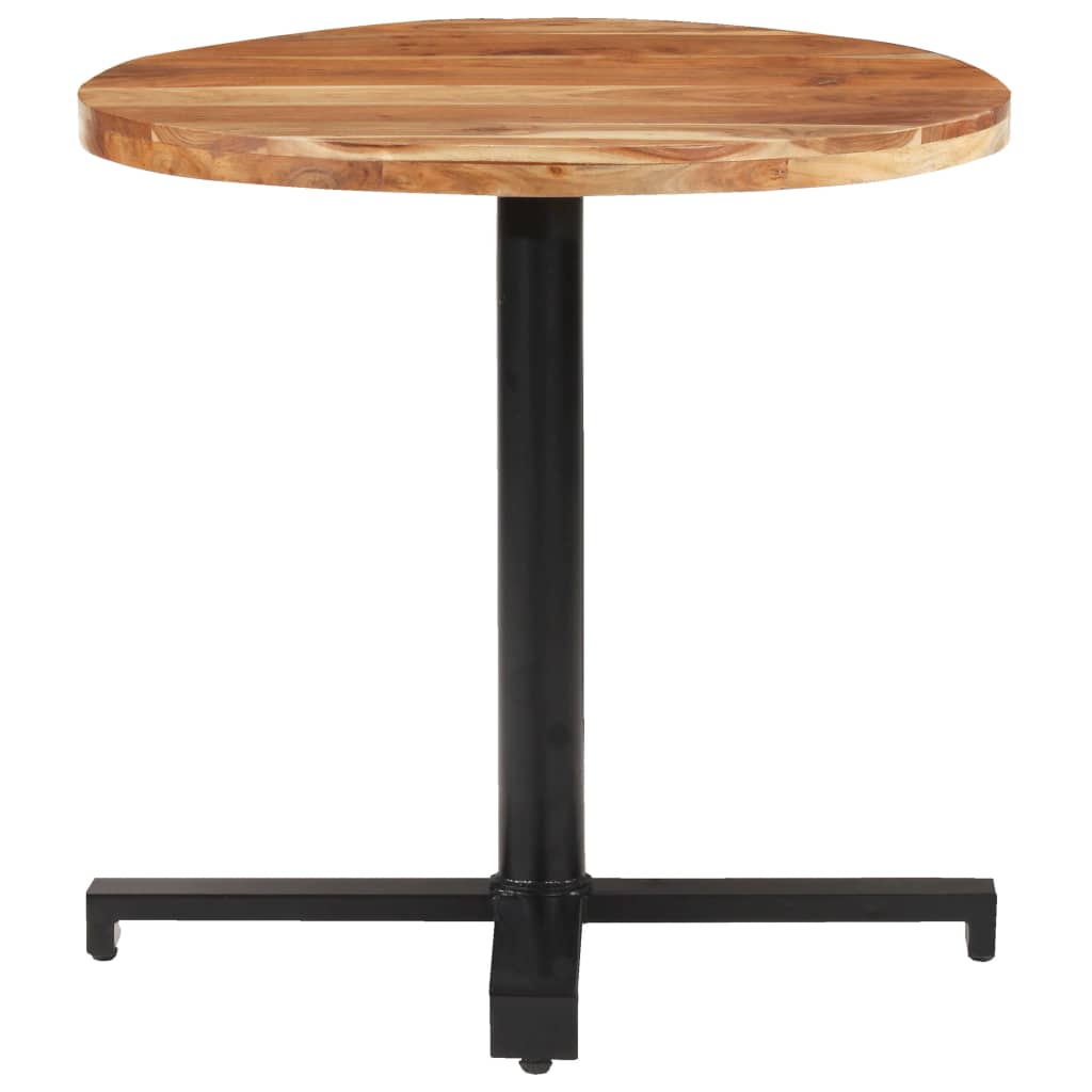 Table de bistro Ronde Ø80x75 cm Bois d'acacia massif - XIOS