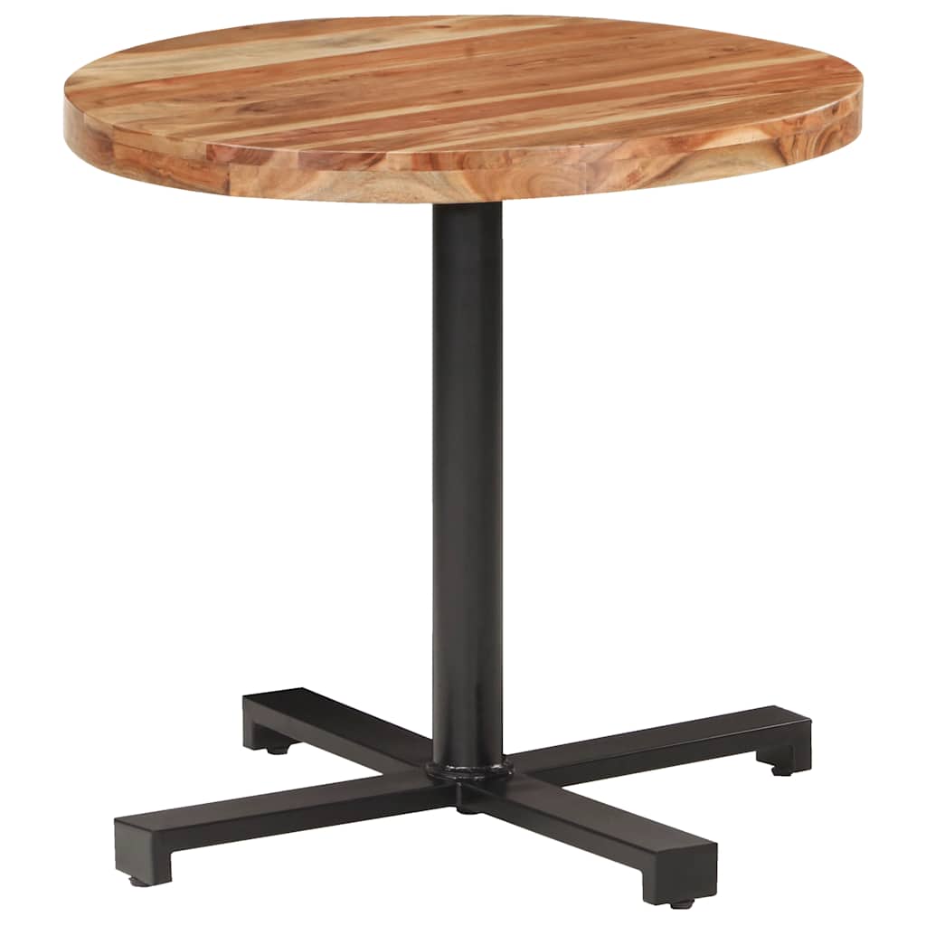 Table de bistro Ronde Ø80x75 cm Bois d'acacia massif - XIOS