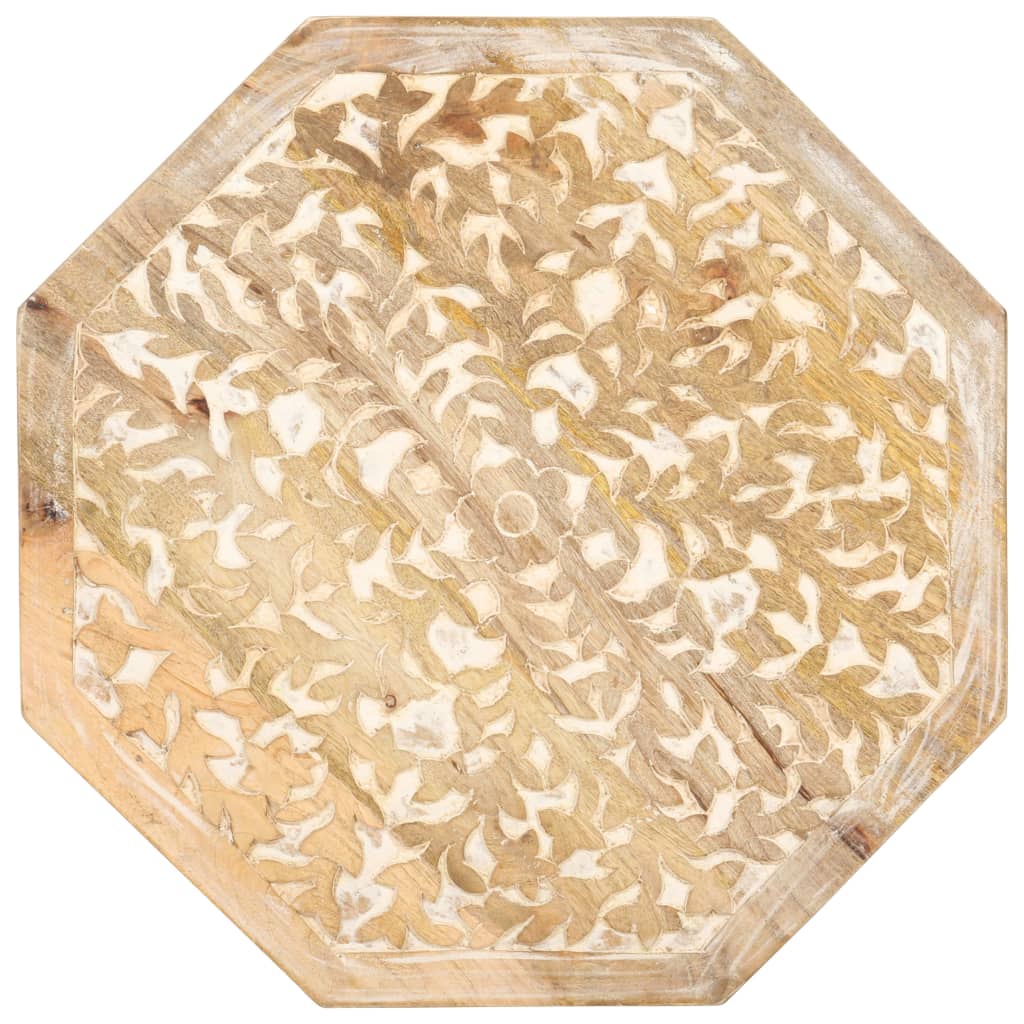 Table d'appoint Ø48 cm Bois de manguier massif - XIOS