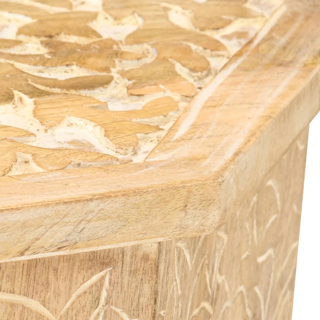 Table d'appoint Ø48 cm Bois de manguier massif - XIOS