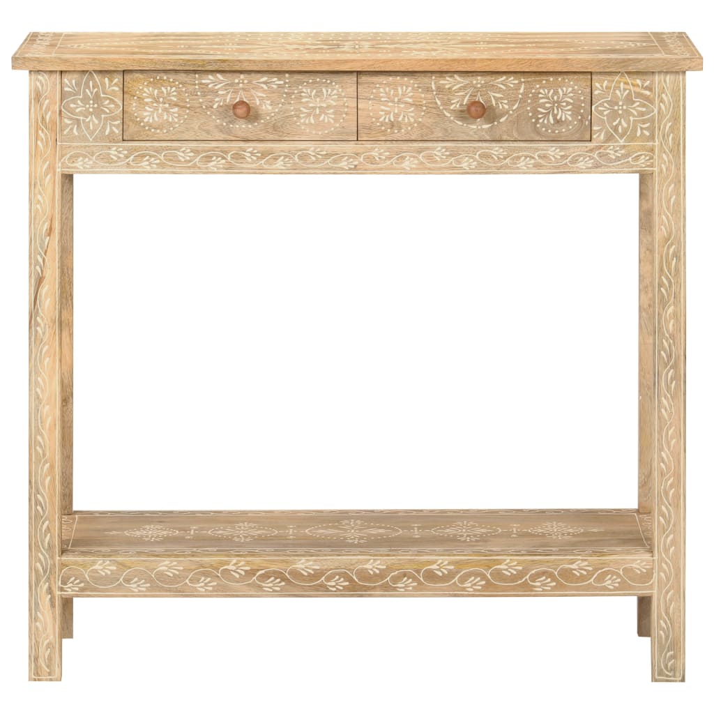 Table console 80x35x74 cm Bois de manguier massif - XIOS
