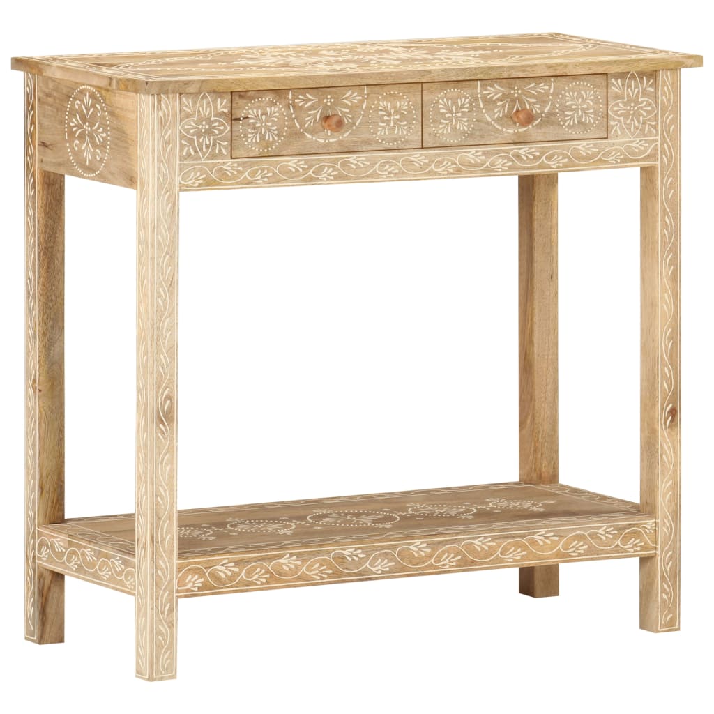 Table console 80x35x74 cm Bois de manguier massif - XIOS