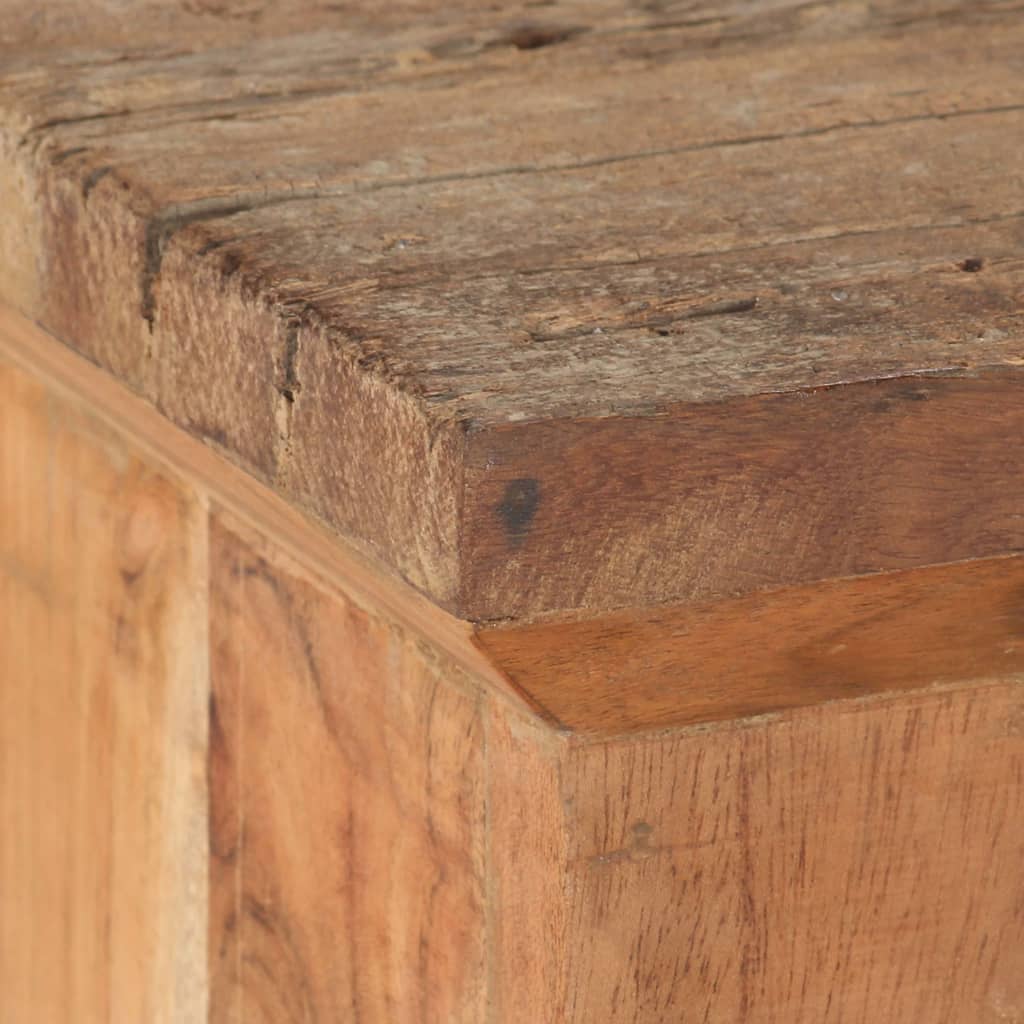 Meuble TV 120x30x40 cm Bois d'acacia et de récupération massif - XIOS