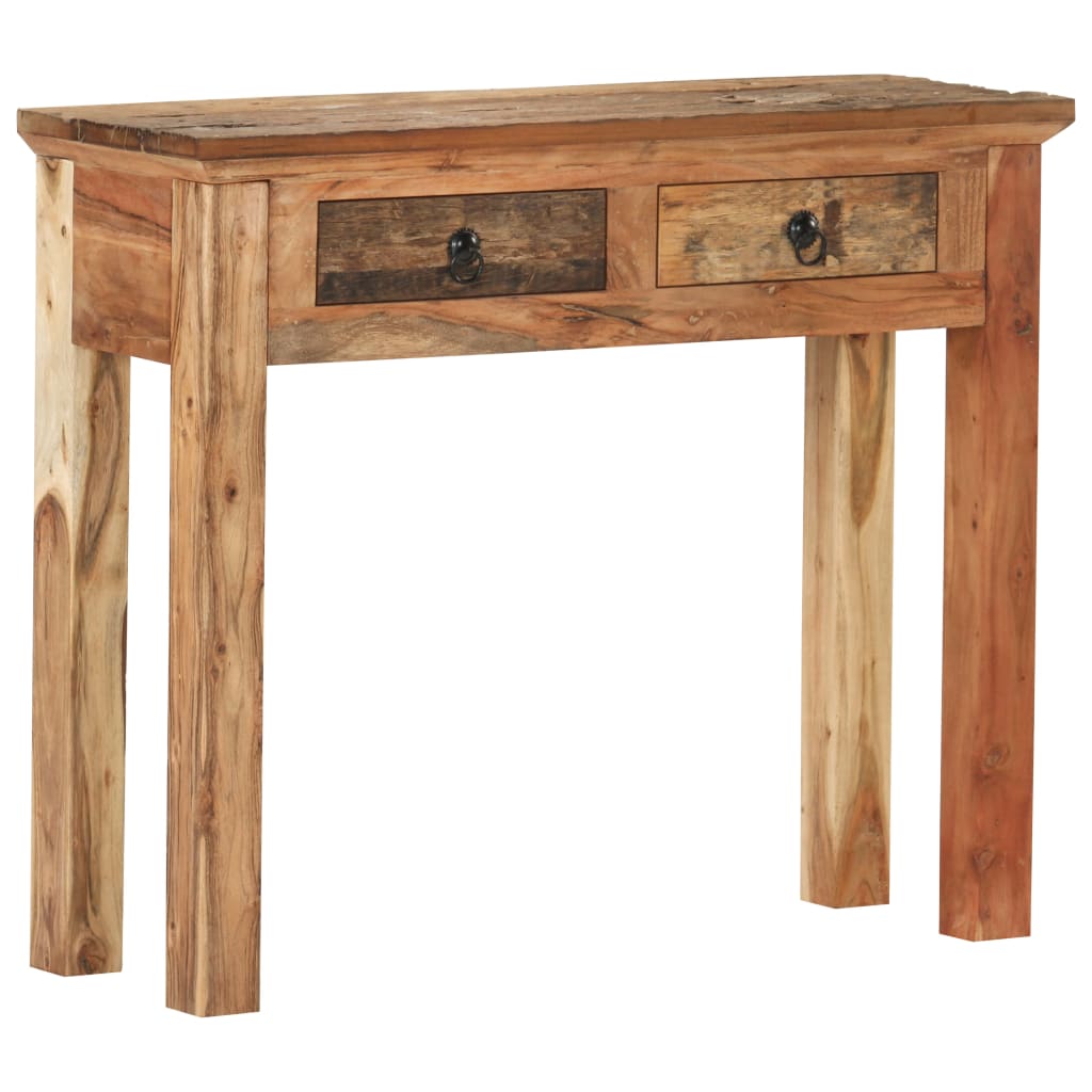Table console 90,5x30x75 cm Bois d'acacia et de récupération - XIOS