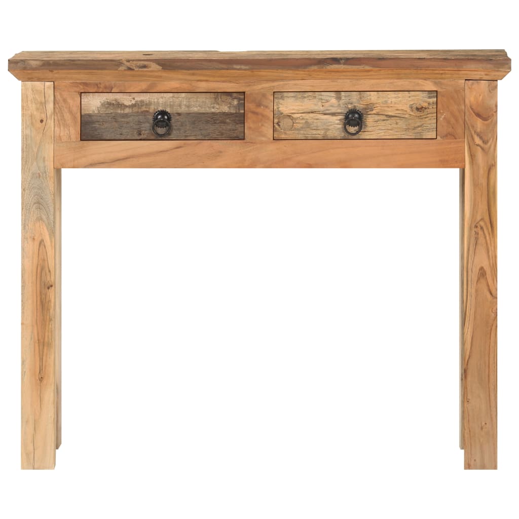 Table console 90,5x30x75 cm Bois d'acacia et de récupération - XIOS