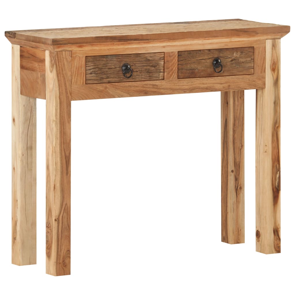 Table console 90,5x30x75 cm Bois d'acacia et de récupération - XIOS