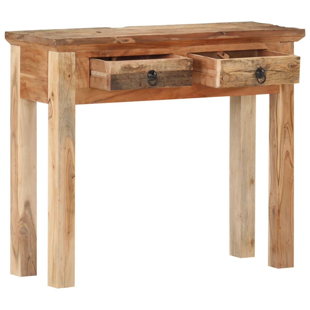 Table console 90,5x30x75 cm Bois d'acacia et de récupération - XIOS