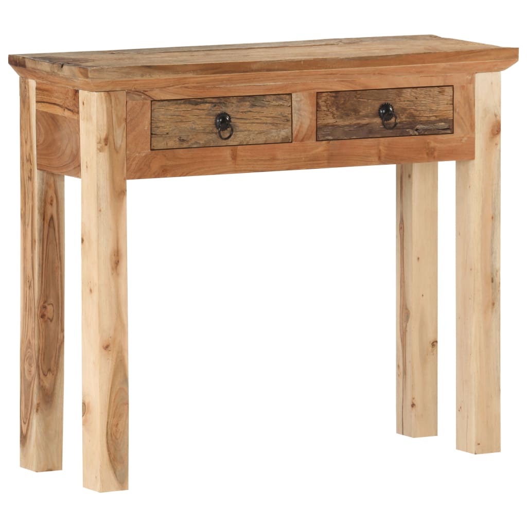 Table console 90,5x30x75 cm Bois d'acacia et de récupération - XIOS