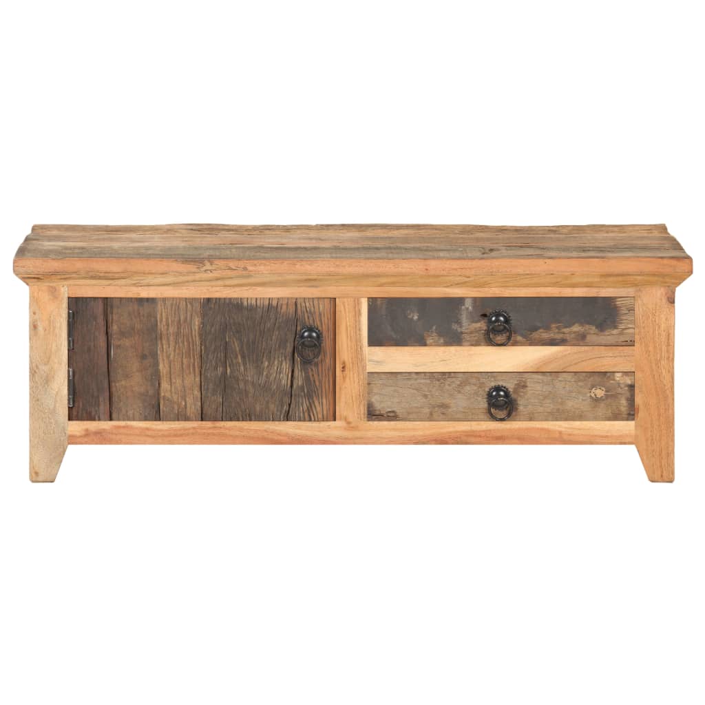 Table basse 90x50x31 cm Bois de récupération massif - XIOS