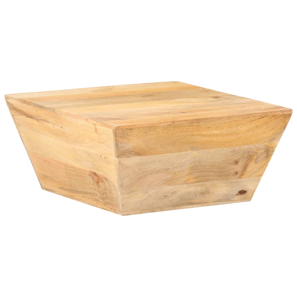 Table basse en forme de V 66x66x30 cm Bois de manguier massif - XIOS