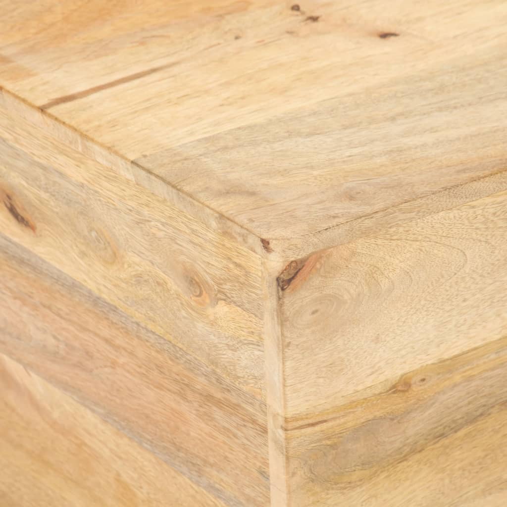 Table basse en forme de V 66x66x30 cm Bois de manguier massif - XIOS