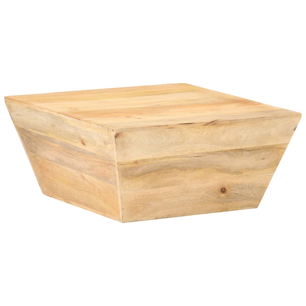 Table basse en forme de V 66x66x30 cm Bois de manguier massif - XIOS