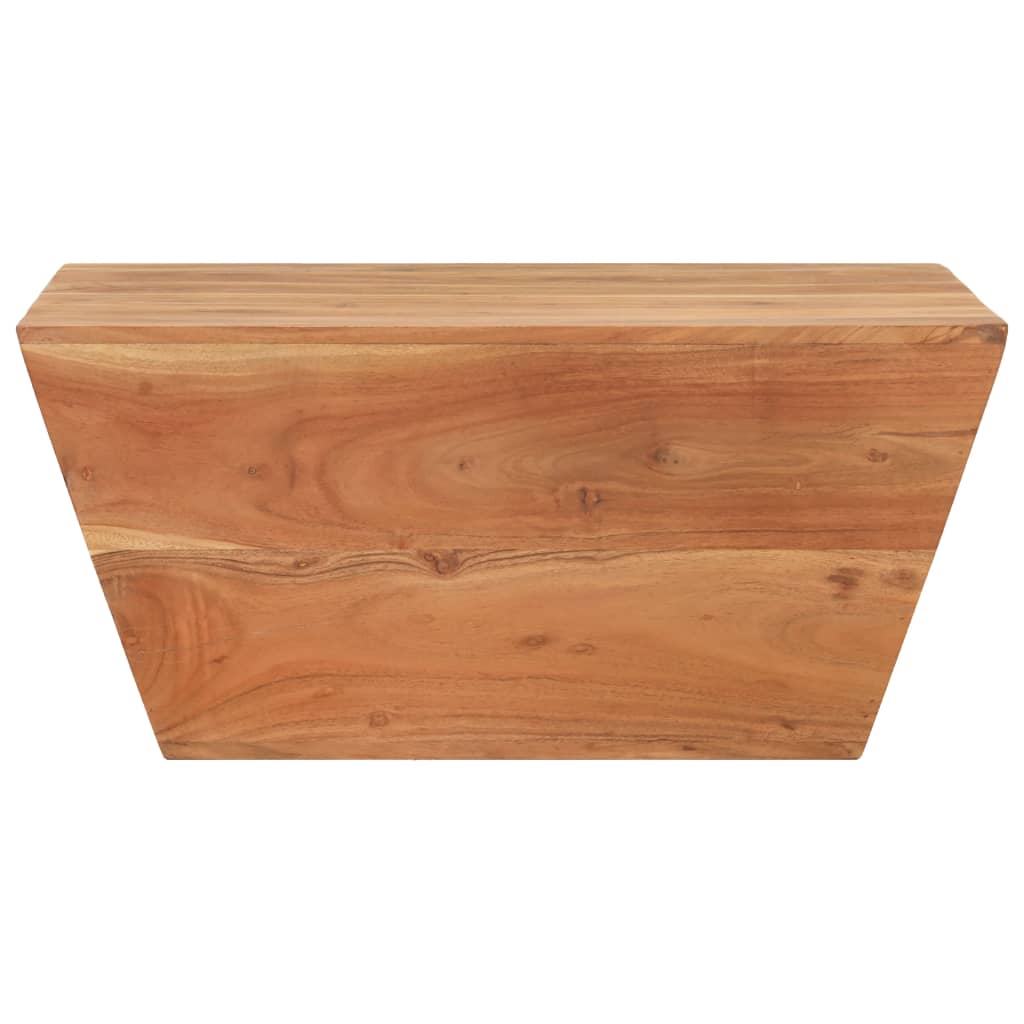 Table basse en forme de V 66x66x30 cm Bois d'acacia massif - XIOS
