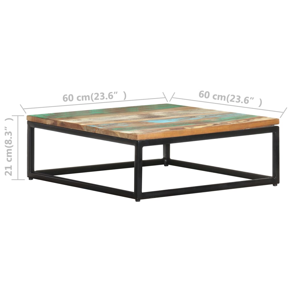 Tables basses gigognes 2 pcs Bois de récupération massif - XIOS