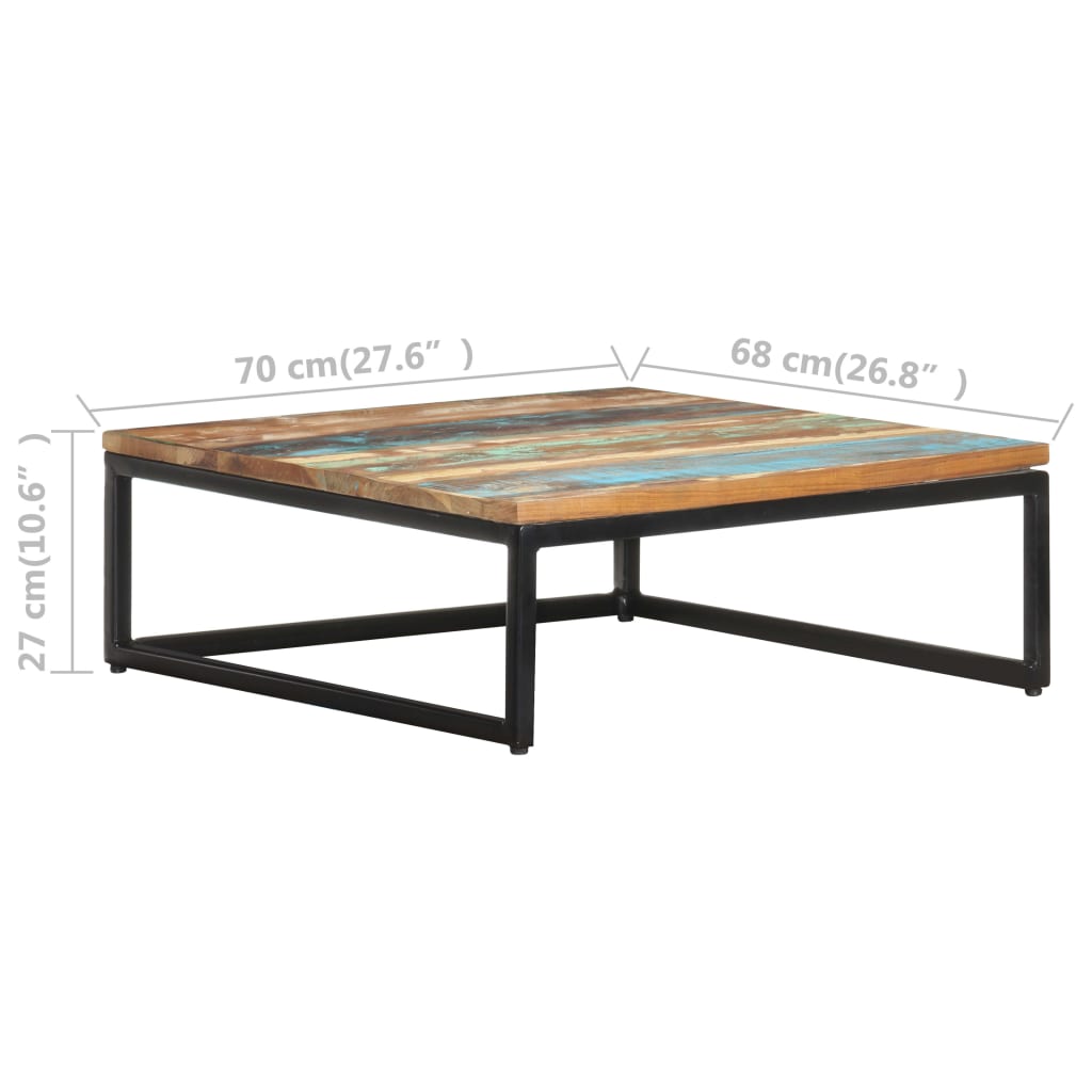 Tables basses gigognes 2 pcs Bois de récupération massif - XIOS