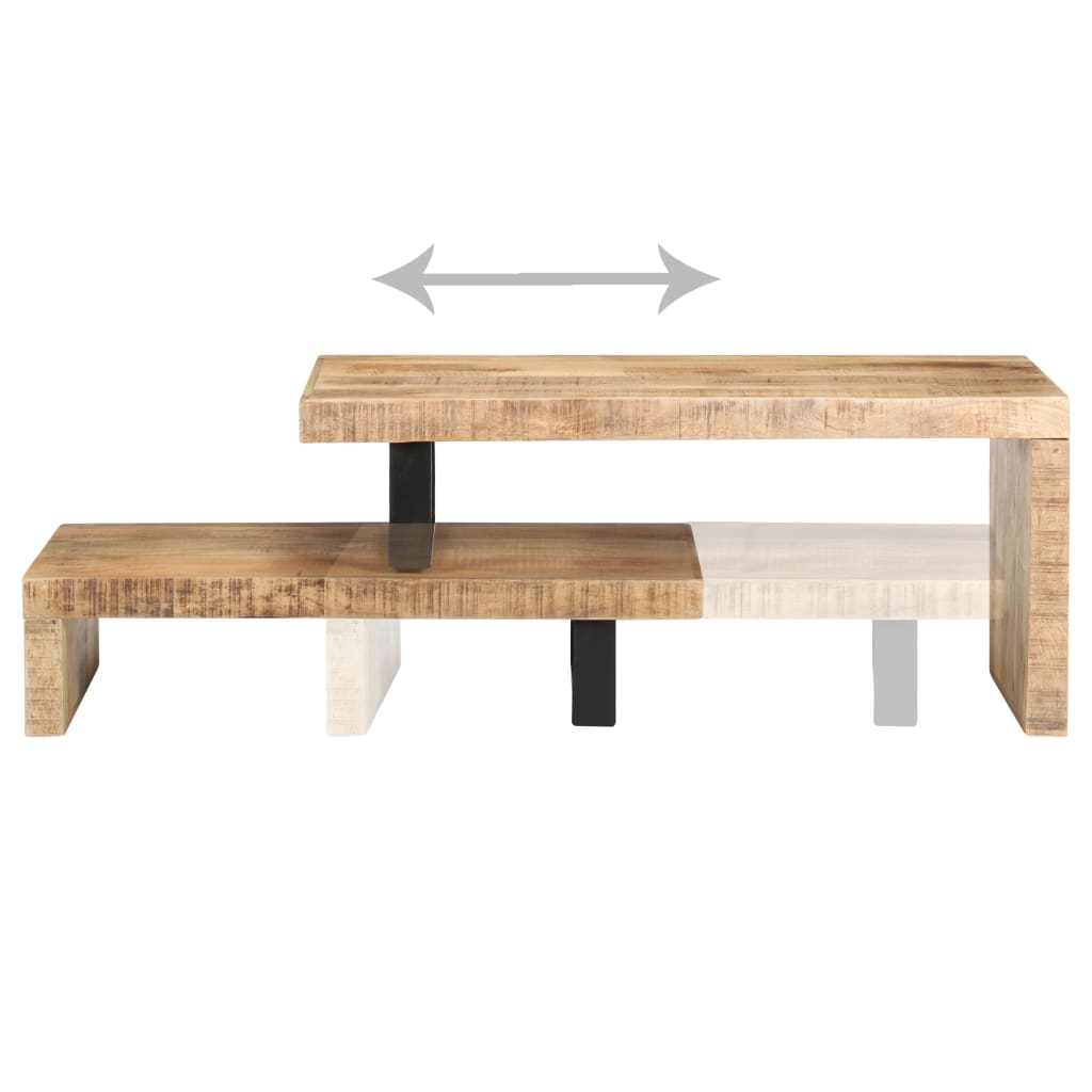 Ensemble de table basse 2 pcs Bois de manguier massif - XIOS