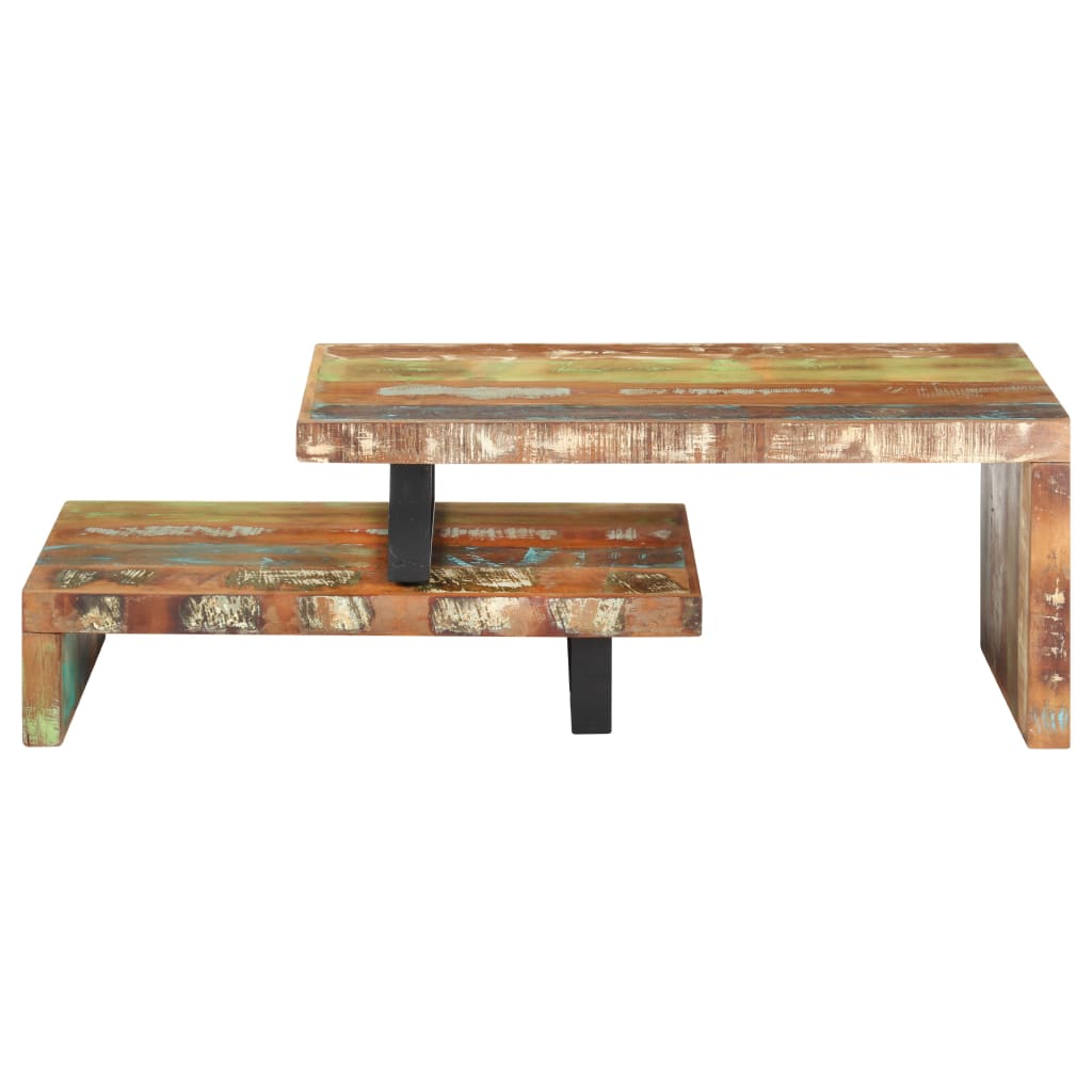 Ensemble de table basse 2 pcs Bois de récupération massif - XIOS