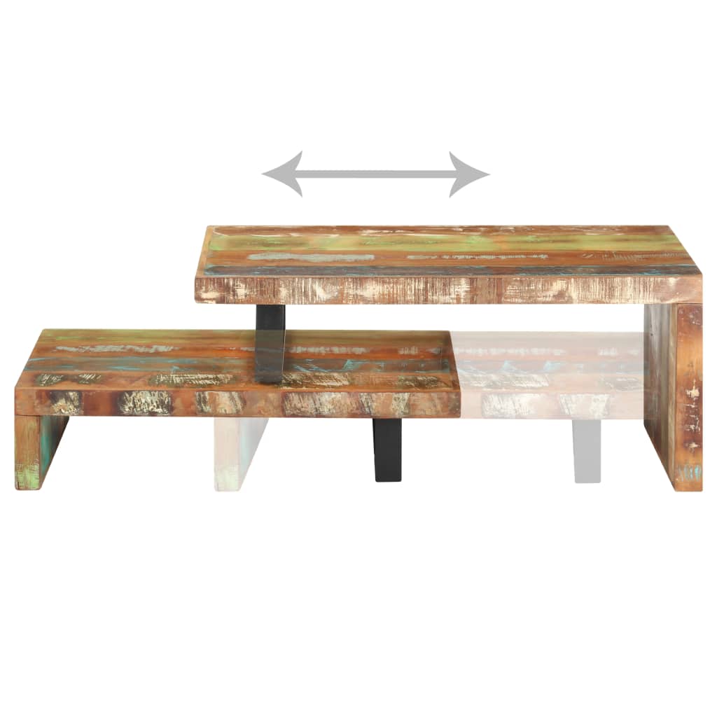 Ensemble de table basse 2 pcs Bois de récupération massif - XIOS