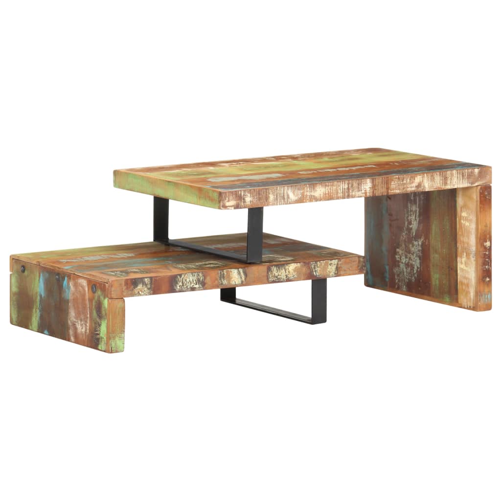 Ensemble de table basse 2 pcs Bois de récupération massif - XIOS